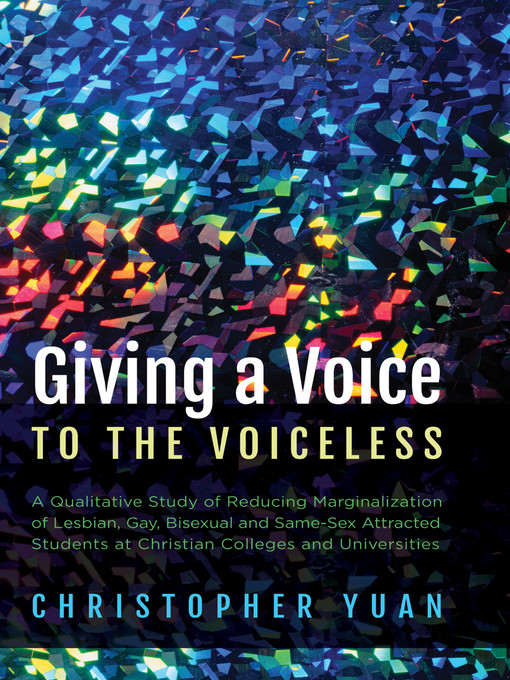 Title details for Giving a Voice to the Voiceless by Christopher Yuan - Available